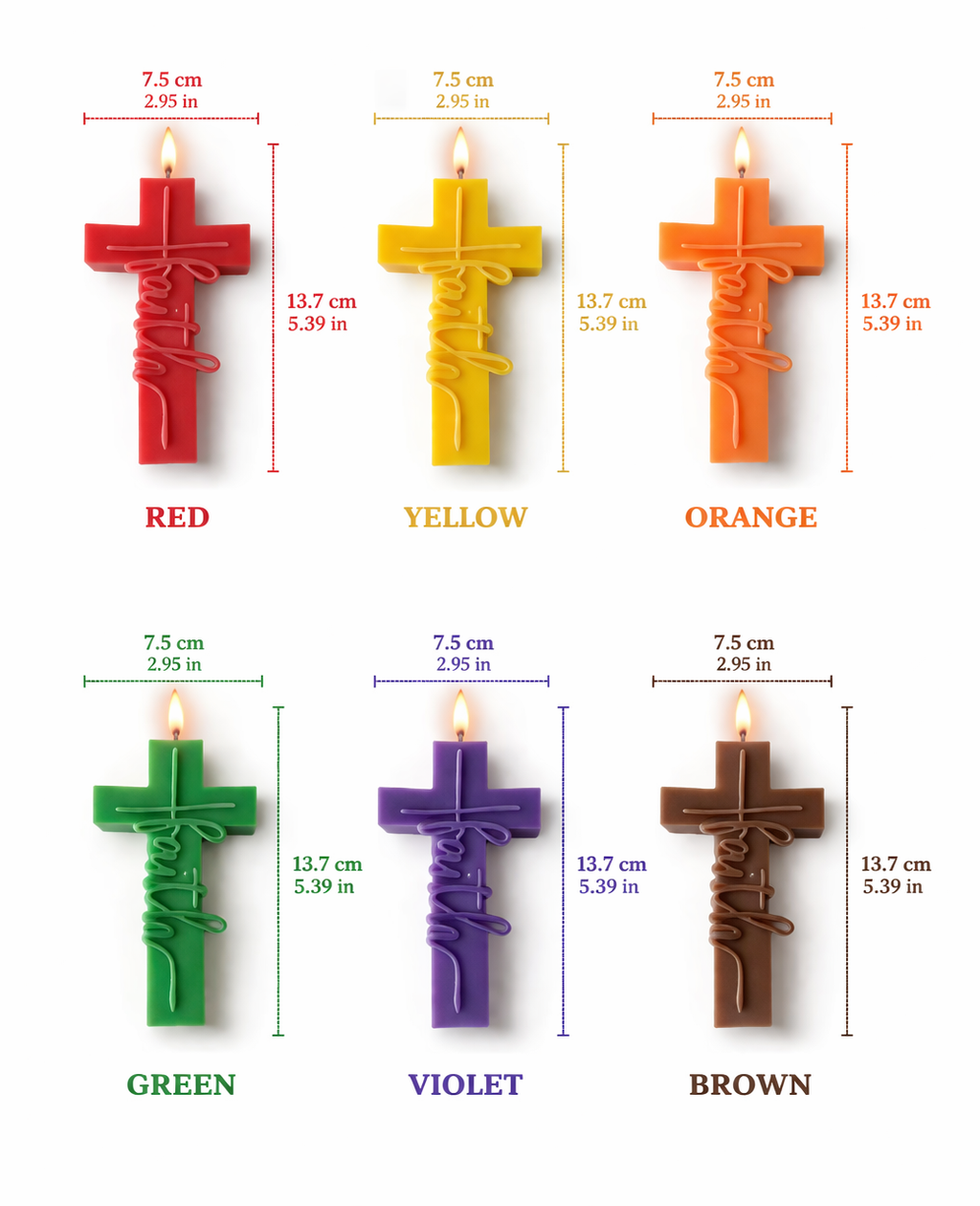 Faith Cross Candle