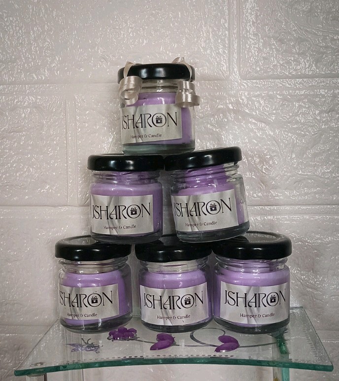 Lavender glow candle 